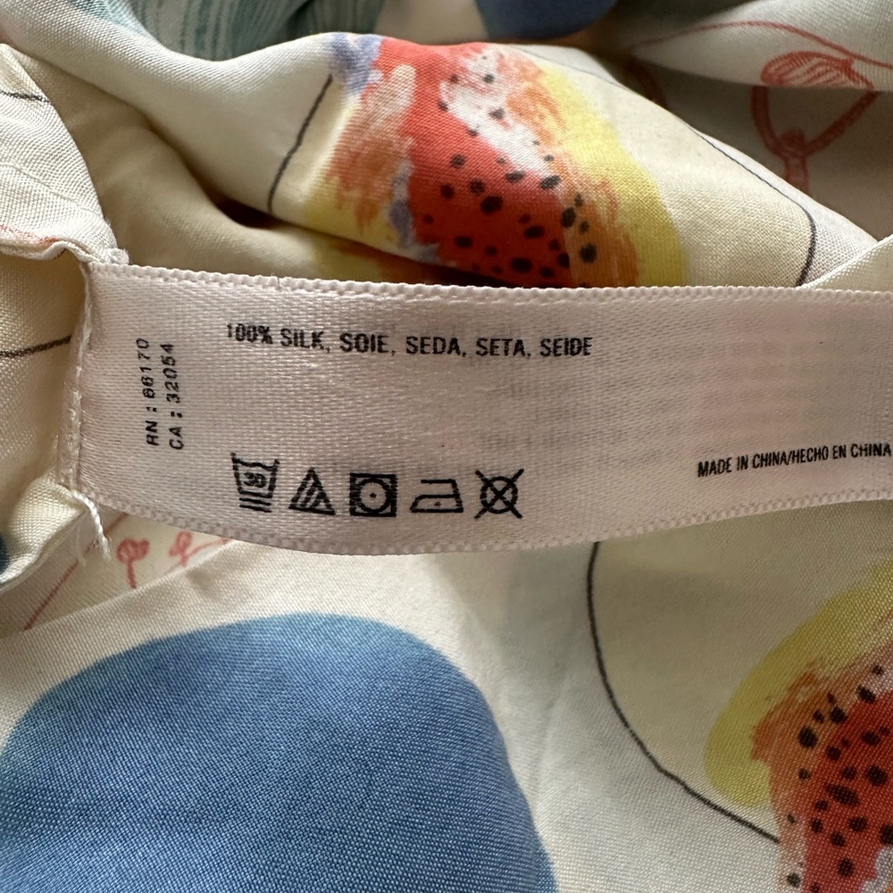 100% Silk Wide Leg PJ Pants by Lilka for Anthropologie - Picture 8 of 8